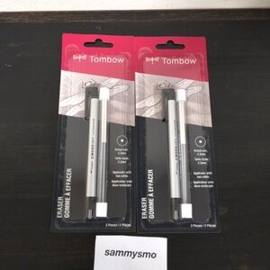 Tombow Mono Zero Eraser And Refill Value Pack, Round 2.3Mmm. x2